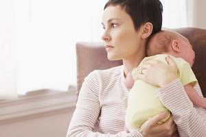 Темперамент ребенка зависит от послеродовой депрессии